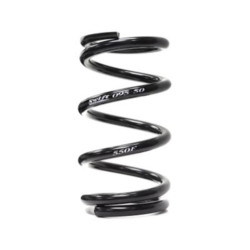 Swift Springs 950-500-500 F Coil Spring, Conventional, High Travel, 5 in. OD, 9.5 in. Length, 500 lb/in Spring Rate, Front, Steel, Black Powder Coat, Each