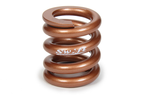 Swift Springs SBS1600 Bump Stop Spring, 2.125 in. Free Length, 2.000 in. OD, 1600 lb/in Spring Rate, Steel, Copper Powder Coat, Each