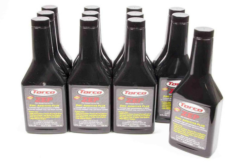 Torco A010033L Motor Oil Additive, Zinc Additive, High Zinc, 12 oz Bottle, Set of 12