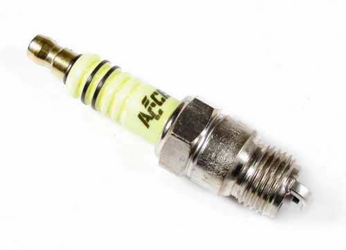 Accel 8199 Spark Plug, Shorty, 14 mm Thread, 0.460 in. Reach, Tapered Seat, Resistor, Set of 8