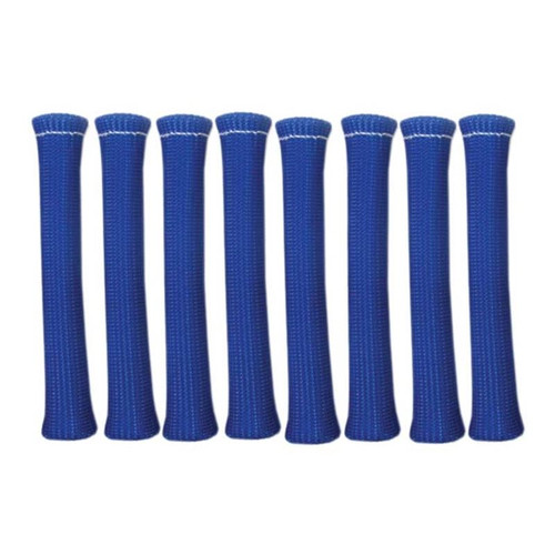 Big End Performance 80124 7.5 in. Blue Spark Plug Boot Protectors, Pack Of 8