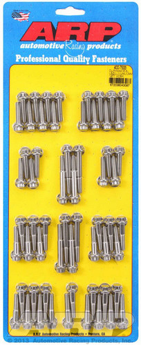 ARP 400-7533 Valve Cover Fastener, Bolt, 1/4-20 in. Thread, 12 Point Head, Stainless, Natural, 6.6 L, GM Duramax, Kit