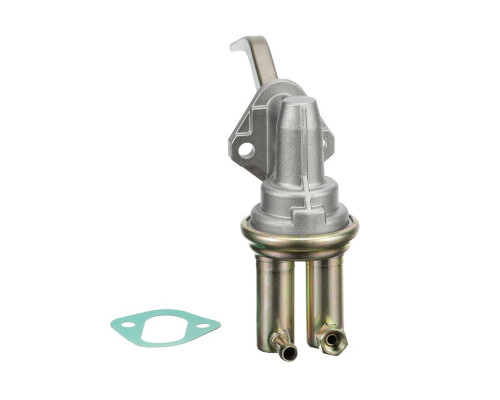 Carter M6962 Fuel Pump, Mechanical, 30 gph, 8 psi, 3/8 in. Hose Barb Inlet, 1/2 Inverted Flare Female Outlet, Aluminum, Natural, Gas, Small Block Ford, Each