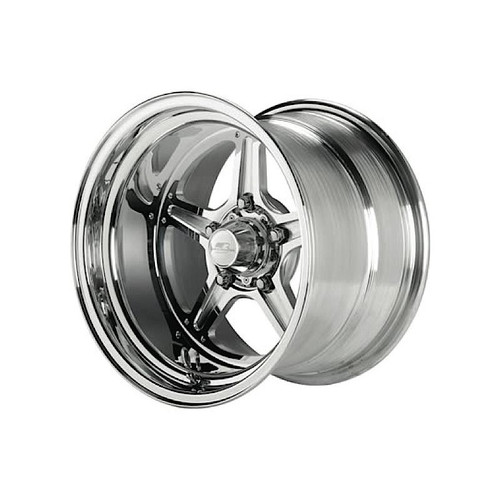 Billet Specialties RS035126155N Street Lite Series, 15 in. x 12 in., 5 x 4.75 in. Bolt Circle, Polished