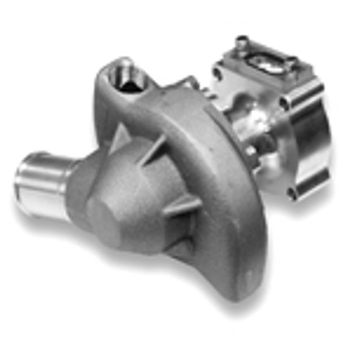 K.S.E. Racing KSD1001 Water Pump, Mechanical, Crank Driven, Aluminum, Clear Anodized / Natural, Midget / Sprint Car, Each