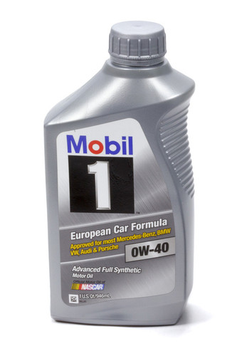Mobil 1 MOB112628-1 Motor Oil, 0W40, Synthetic, 1 qt Bottle, Each