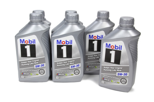 Mobil 1 124315 Motor Oil, Advanced Full Synthetic, 5W30, Synthetic, 1 qt Bottle, Set of 6