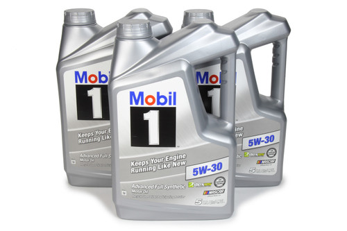 Mobil 1 124317 Motor Oil, Advanced Full Synthetic, 5W30, Synthetic, 5 qt Jug, Set of 3