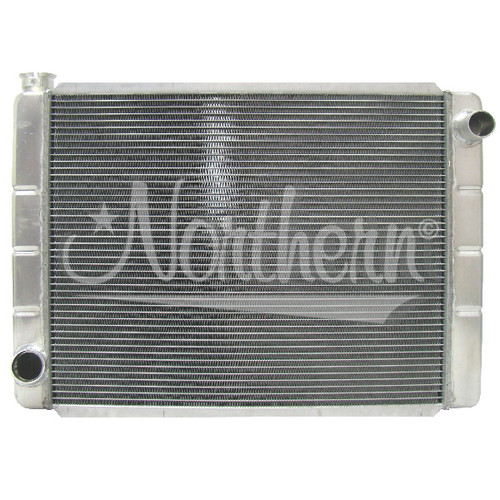 Northern Radiator 209672 Radiator, Race Pro, 27 in. W x 19.625 in. H x 3.25 in. D, Passenger Side Inlet, Driver Side Outlet, Aluminum, Universal, Each