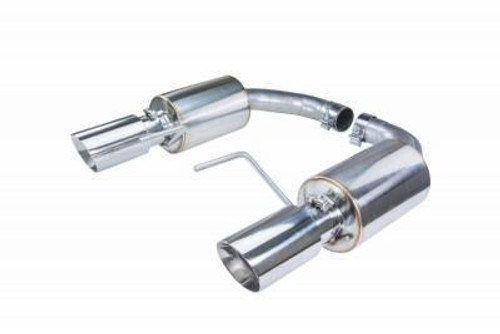 Pypes Performance Exhaust SFM92MS Exhaust System, Street Pro Touring, Axle-Back, 2-1/2 in. Diameter, 3 in. Tips, Stainless, Chrome, Ford Mustang 2024, Kit