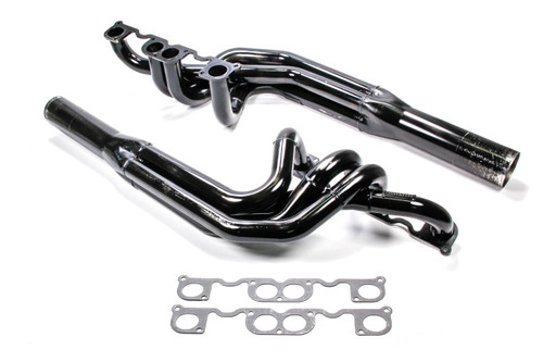 Schoenfeld 1055LVAP-16 Headers, All Pro, Sprint, 1.875 to 2 in. Primary, 3.5 in. Collector, Steel, Black Paint, Small Block Chevy, Pair