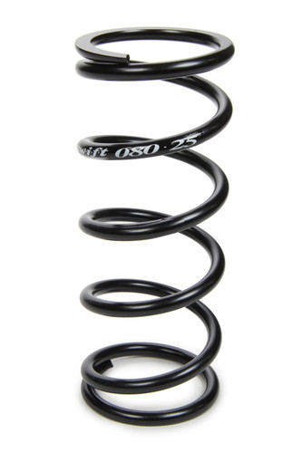 Swift Springs 080-250-175 Coil Spring, Coil-Over, 2.5 in. ID, 8 in. Length, 175 lb/in Spring Rate, Steel, Black Powder Coat, Each