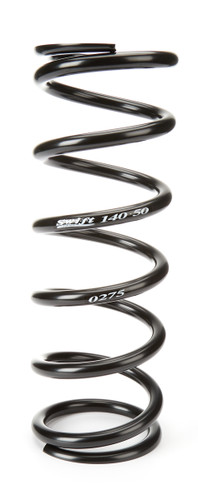 Swift Springs 140-500-275 Coil Spring, Conventional, 5 in. OD, 14 in. Length, 275 lb/in Spring Rate, Rear, Steel, Black Powder Coat, Each