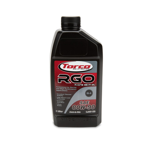 Torco A248090CE Gear Oil, RGO, Racing, High Shock, 80W90, Conventional, 1 L Bottle, Each