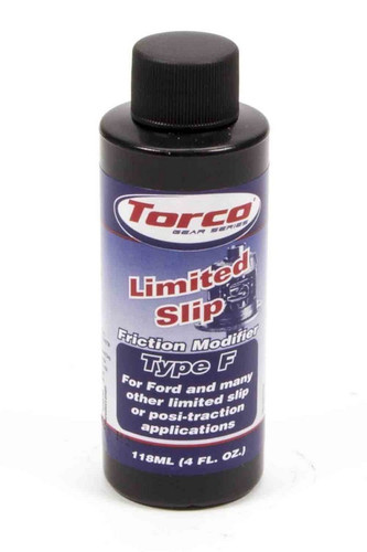 Torco AFM0050JE Friction Modifier Additive, Type F, Limited Slip Differential Ford, 4.00 oz Bottle, Each