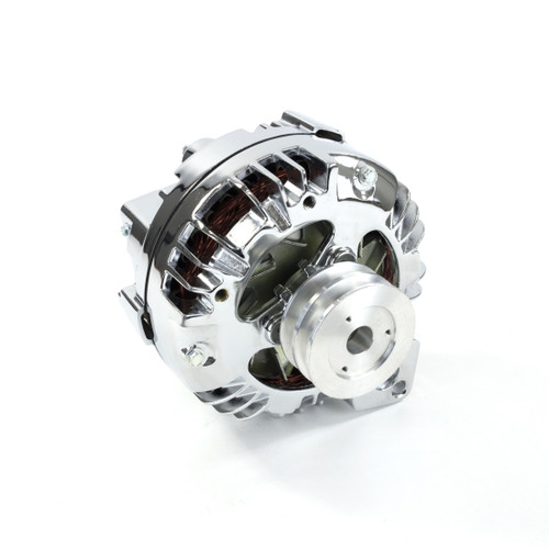 TSP ES1013C Chrysler 100 Amp Alternator, Chrome, Aluminum, Each