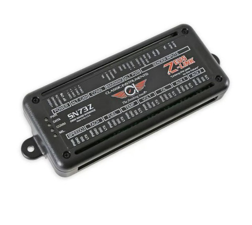 Classic Instruments SN73Z-S2 Gauge Interface, Zeus-Link, Speedometer / Tachometer / Fuel / Oil / Voltmeter / Temperature / Auxiliary, OBDII, Holley Sniper II, Each