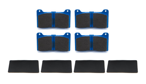 EBC Brakes USA Inc DP5039NDX Brake Pads, Blue Stuff NDX, Para-Aramid, Stoptech Dynapro Calipers, Set of 4