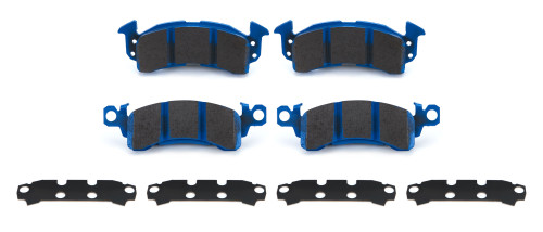 EBC Brakes USA Inc DP51145NDX Brake Pads, Blue Stuff NDX, Front, Para-Aramid, Various GM Applications, Set of 4