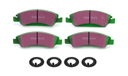 EBC Brakes USA Inc DP61830 Brake Pads, Green Stuff 6000, Low Dust, Front, Organic, GM Fullsize SUV / Truck 2005-14, Set of 4