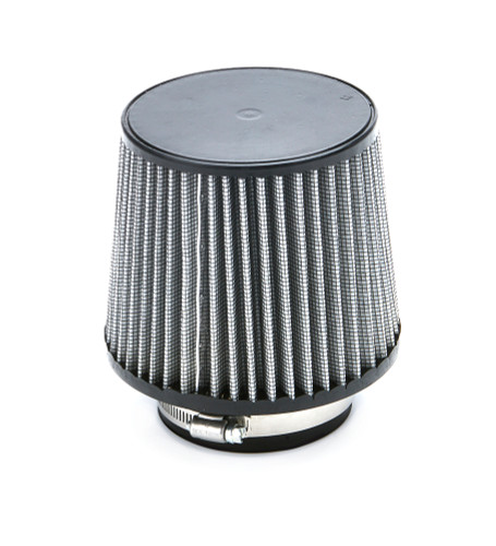 Green Filter 2884 Air Filter Element, Clamp-On, Conical, 6 in. Diameter Base, 5 in. Diameter Top, 5 in. Tall, 3.375 in. Flange, Reusable Cotton, Gray, Universal, Each