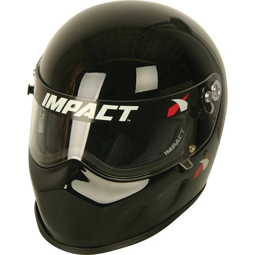 Impact Racing 13320610 Champ ET Helmet, Full Face, Snell SA2020, Head and Neck Support Ready, Black, X-Large, Each