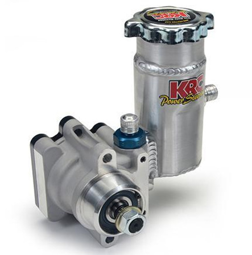 KRC Power Steering PS3 29116813 Power Steering Pump, Pro-Series III, 1600 psi, Bolt-On Tank, Aluminum, Natural, Universal, Each
