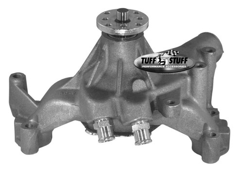 Tuff-Stuff 1461N Water Pump, Mechanical, Supercool, High Volume, Long Design, Iron, Natural, Big Block Chevy, Each