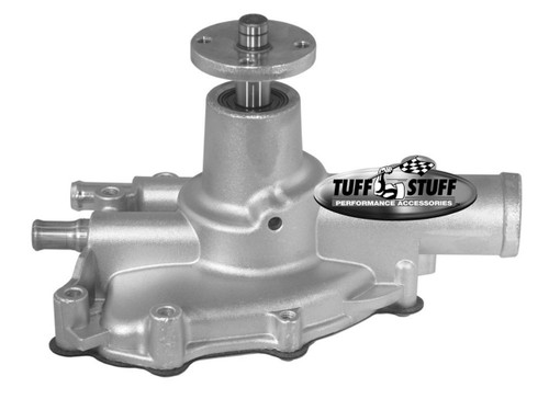 Tuff-Stuff 1594N Water Pump, Mechanical, Supercool, High Volume, Reverse Rotation, Aluminum, Natural, Small Block Ford, Each