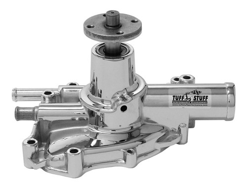 Tuff-Stuff 1594NE Water Pump, Mechanical, Platinum Series, High Volume, Reverse Rotation, Aluminum, Polished, Small Block Ford, Each