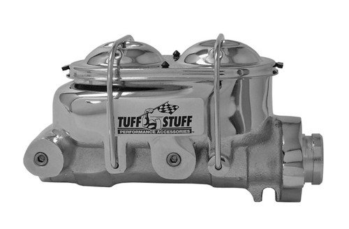 Tuff-Stuff 2020NA Master Cylinder, 1 in. Bore, Integral Reservoir, Iron, Chrome, 3-3/8 in. Flange Mount, Kit