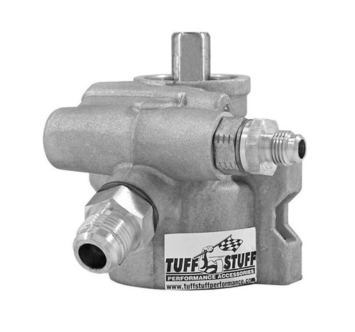 Tuff-Stuff 6175AL Power Steering Pump, GM Type 2, 3 gpm, 1200 psi, Aluminum, Natural, Universal, Each