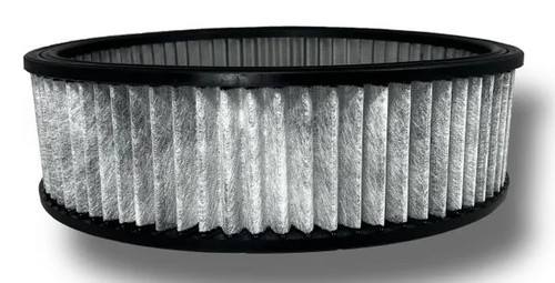 Walker Engineering 3001188-3 Air Filter Element, Round, 14 in. Diameter, 3 in. Tall, Dry, Synthetic, White, Each