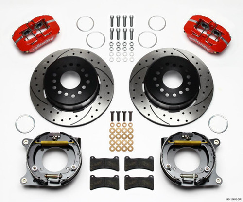 Wilwood 140-11405-DR Rear Disc Brake Kit 55.-57 Chevy 2.34in. Off