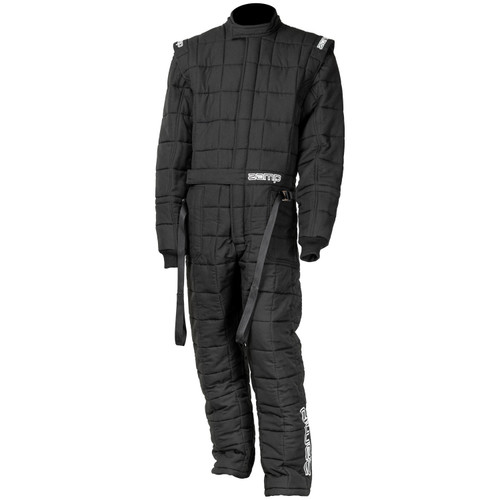 Zamp R090003XL ZR-Drag Driving Suit, 1-Piece, SFI 3.2A/20, 9 Layer, Fire Retardant Fabric, Black, X-Large, Each