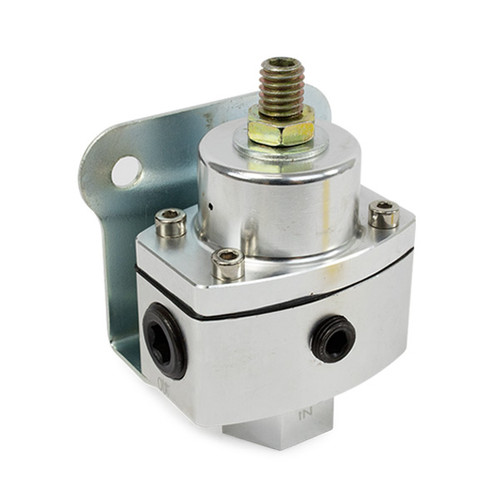 TSP JM1057CA Fuel Pressure Regulator, 5-12 psi, In-Line, 3/8 in. NPT Inlet/Outlet, Aluminum, Clear, Each