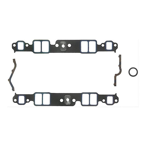 Fel-Pro 1205 SB Chevy Intake Manifold Gaskets, 2.15 in. Port, .060 in. Thick, Set