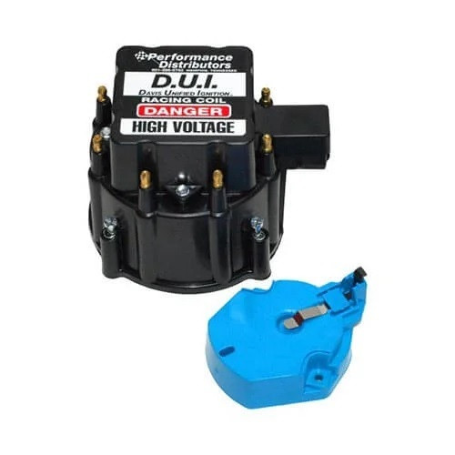 Performance Distributors 121000BK Cap Rotor & Coil Kit GM HEI Racing Kit