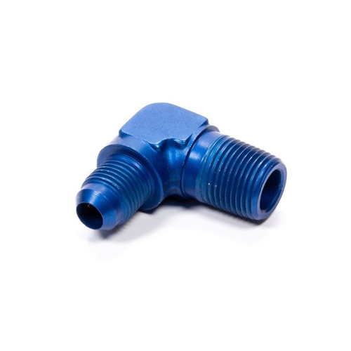 Fragola 482266 Fitting -06 AN to 3/8 in. NPT, 90 Degree, Aluminum, Blue