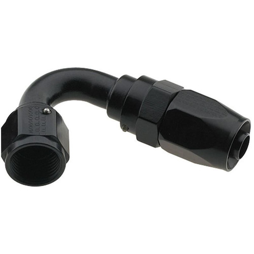 Fragola 231206BL Hose Fitting, -6 AN Female to 120 Degree Hose, Swivel, Black