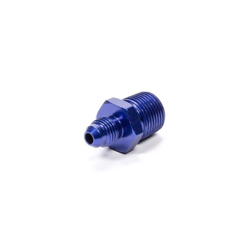 Fragola 481644 Fitting -04 AN to 3/8 in. NPT, Straight, Aluminum, Blue