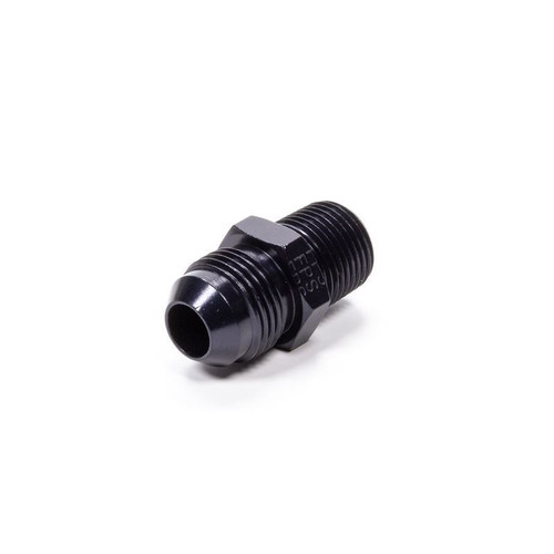 Fragola 481608-BL Fitting -08 AN to 3/8 in. NPT, Straight, Aluminum, Black