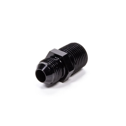 Fragola 481688-BL Fitting -08 AN to 1/2 in. NPT, Straight, Aluminum, Black