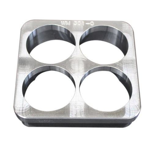 Wehrs Machine WM301-0 Restrictor Plate Insert, 1 in. Thick, Open, Aluminum, Natural, Wehrs Machine Spacer System, Each