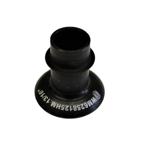Wehrs Machine WM6258125HM Rod End Bushing, 5/8 in. to 1/2 in. Bore, High Misalignment, 13/16 in. Long, Steel, Black Oxide, Each