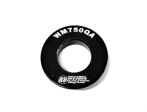 Wehrs Machine WM750QA Pinion Spacer, Puck, 3/4 in. ID, Aluminum, Black Anodized, Each