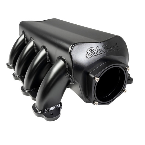 Edelbrock 7483 Ford Godzilla XTS Intake Manifold, Throttle Body Flange, Multi Port, Aluminum, Black Powdercoated, Each
