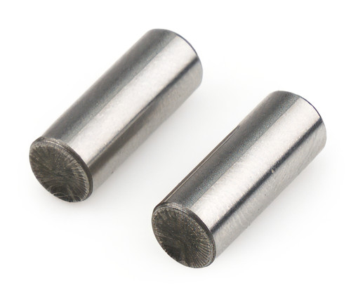 Jones Racing Products DP-2109-A Dowel Pin, 3/16 in. OD, 0.5 in. Long, Steel, Natural, Pair