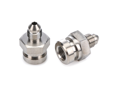 Redhorse Performance 335-03-03 Fitting, Adapter, 335 Series, Straight, 3 AN Male to 3/8-24 in Female Inverted Flare, Stainless, Pair