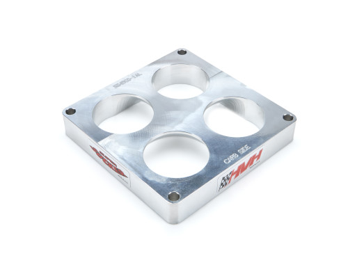 High Velocity Heads SS4500-1.1AL Carburetor Spacer, Super Sucker, 1 in. Thick, 4 Hole, 2.125 in. Bore Diameter, Dominator Flange, Aluminum, Natural, Each